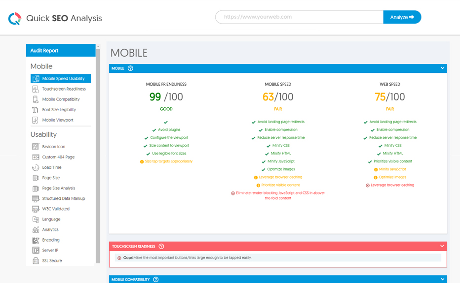 Quick Seo Analysis